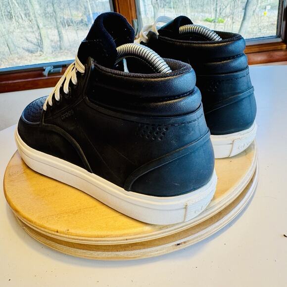 Crocs 204686 Citilane Roka Chukka High Top Black Sneaker Size Mens 7 - Picture 4 of 6